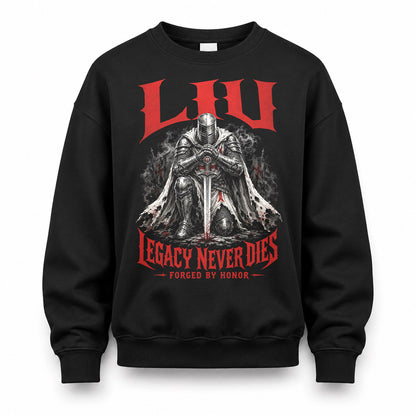 LIU HS90-K04-109 - NAME Legacy Never Dies Forged By Honor Personalized Knight