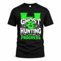 LI HW22-K06-109 - NAME Ghost Hunting In Progress Personalized Halloween Shirt