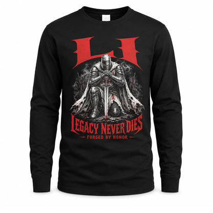 LI HS90-K04-109 - NAME Legacy Never Dies Forged By Honor Personalized Knight