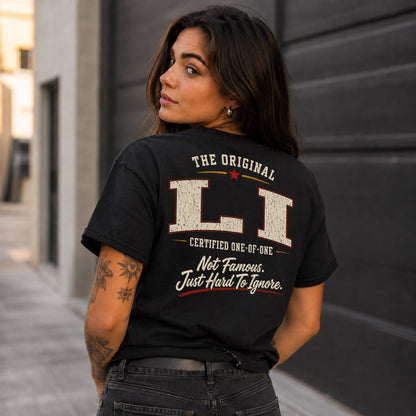 LI W68-F2-168 – Personalized Original Issue Apparel “The Original NAME Certified One-of-One"