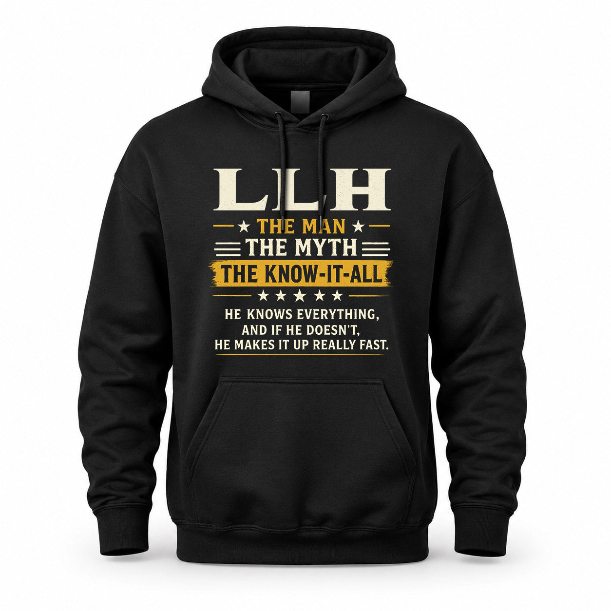 LLH TM90-K04-125 - NAME Legendary Know-It-All Personalized Funny Shirt