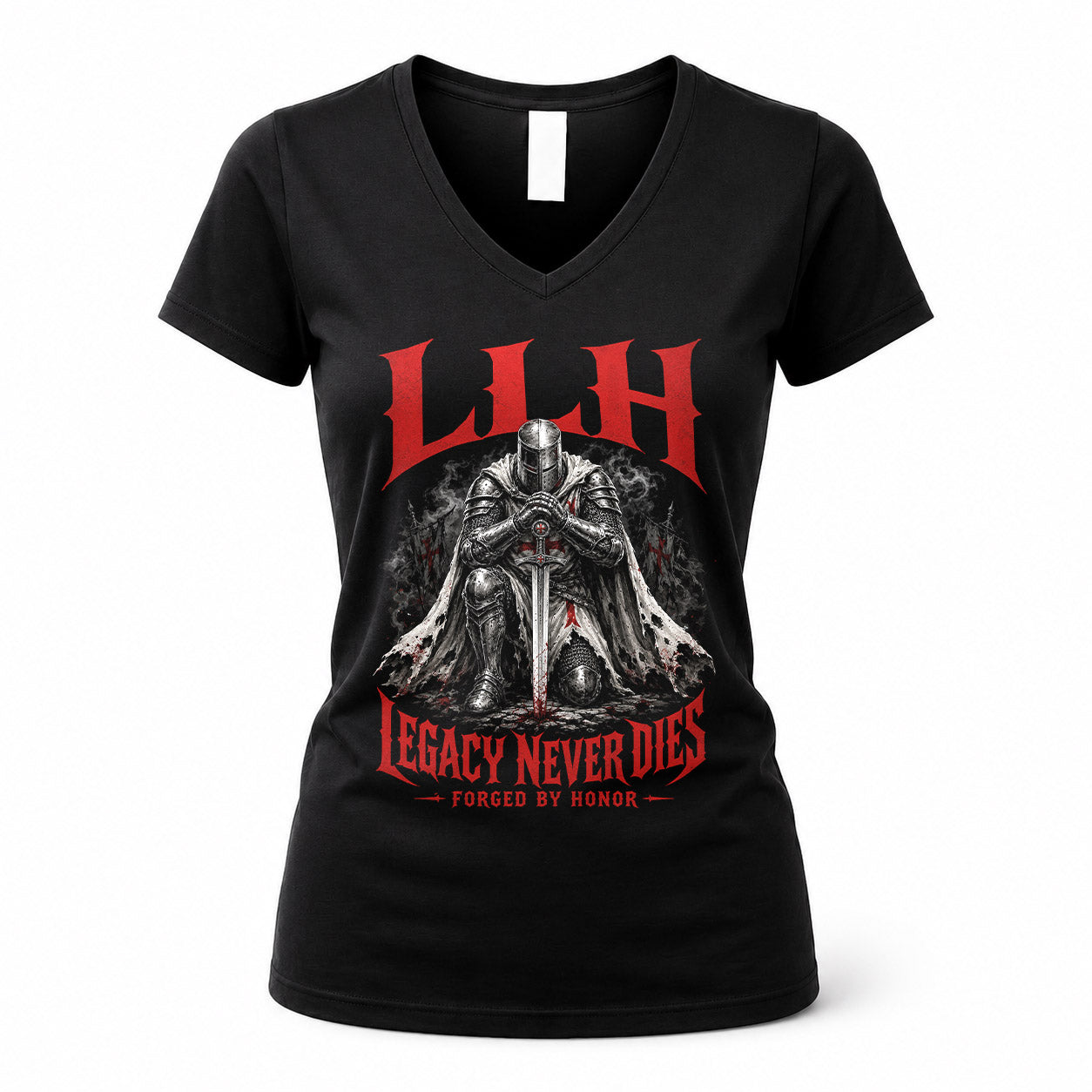 LLH HS90-K04-109 - NAME Legacy Never Dies Forged By Honor Personalized Knight