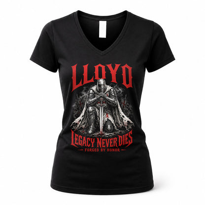 LLOYD HS90-K04-109 - NAME Legacy Never Dies Forged By Honor Personalized Knight