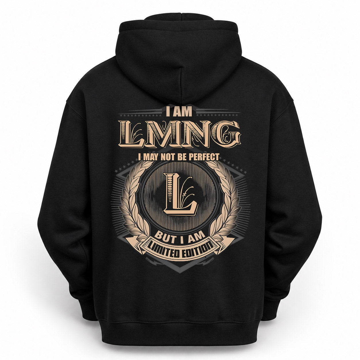 LMNG PH55-T25-Personalized Name Quote Apparel “I Am NAME May Not Be Perfect But I Am Limited Edition”