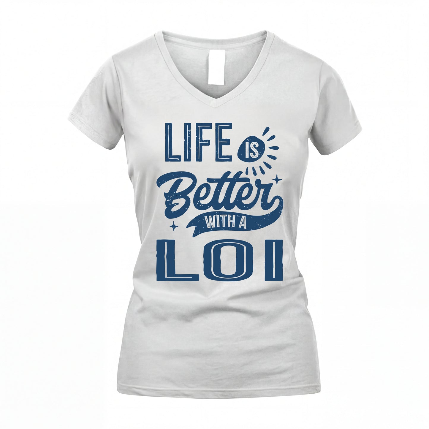 LOI HH88-K2–Personalized Name Quote T-Shirt Life Is Better With Unisex Gift