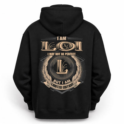 LOI PH55-T25-Personalized Name Quote Apparel “I Am NAME May Not Be Perfect But I Am Limited Edition”