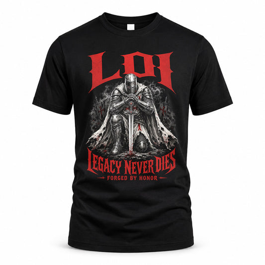 LOI HS90-K04-109 - NAME Legacy Never Dies Forged By Honor Personalized Knight