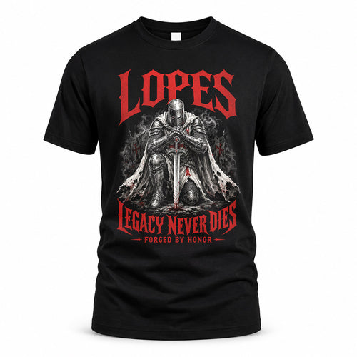 LOPES HS90-K04-109 - NAME Legacy Never Dies Forged By Honor Personalized Knight