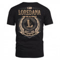 LOREDANA PH55-T25-Personalized Name Quote Apparel “I Am NAME May Not Be Perfect But I Am Limited Edition”