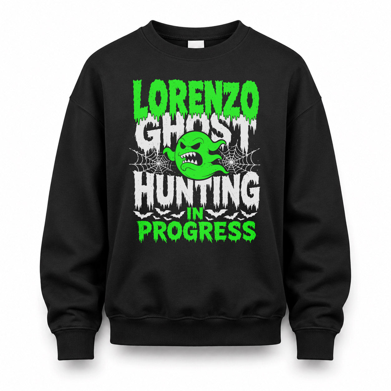 LORENZO HW22-K06-109 - NAME Ghost Hunting In Progress Personalized Halloween Shirt