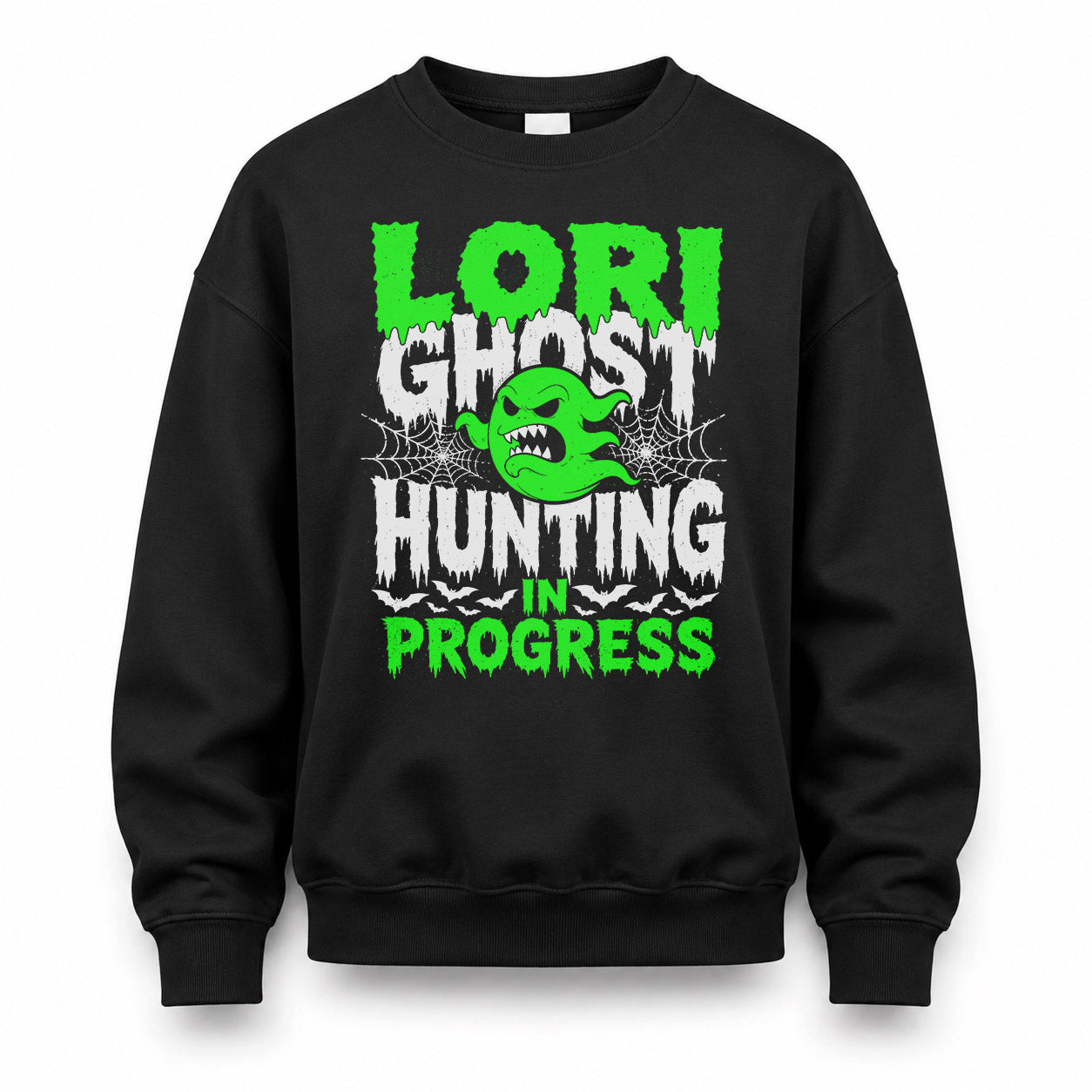 LORI HW22-K06-109 - NAME Ghost Hunting In Progress Personalized Halloween Shirt