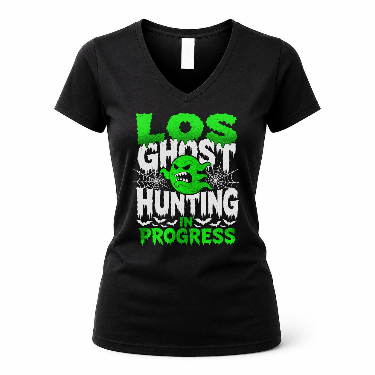 LOS HW22-K06-109 - NAME Ghost Hunting In Progress Personalized Halloween Shirt