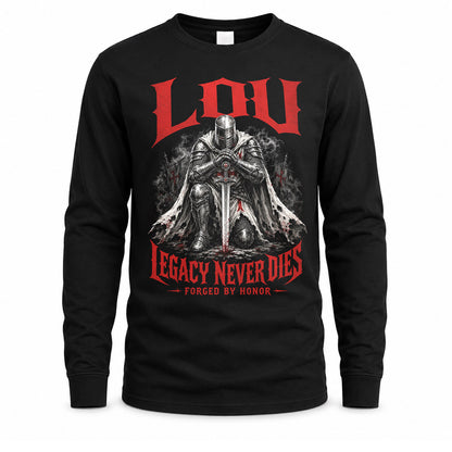 LOU HS90-K04-109 - NAME Legacy Never Dies Forged By Honor Personalized Knight