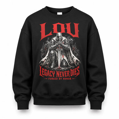 LOU HS90-K04-109 - NAME Legacy Never Dies Forged By Honor Personalized Knight