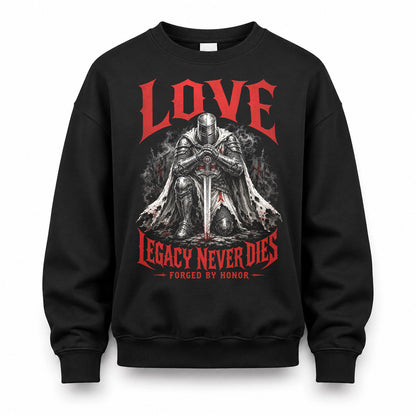 LOVE HS90-K04-109 - NAME Legacy Never Dies Forged By Honor Personalized Knight
