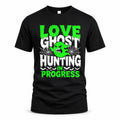 LOVE HW22-K06-109 - NAME Ghost Hunting In Progress Personalized Halloween Shirt