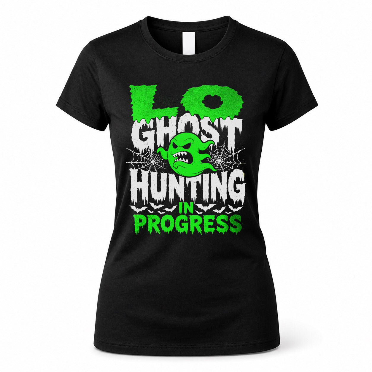 LO HW22-K06-109 - NAME Ghost Hunting In Progress Personalized Halloween Shirt