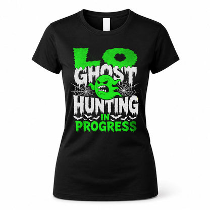 LO HW22-K06-109 - NAME Ghost Hunting In Progress Personalized Halloween Shirt