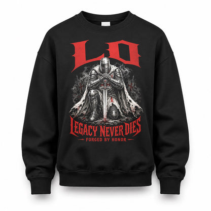 LO HS90-K04-109 - NAME Legacy Never Dies Forged By Honor Personalized Knight