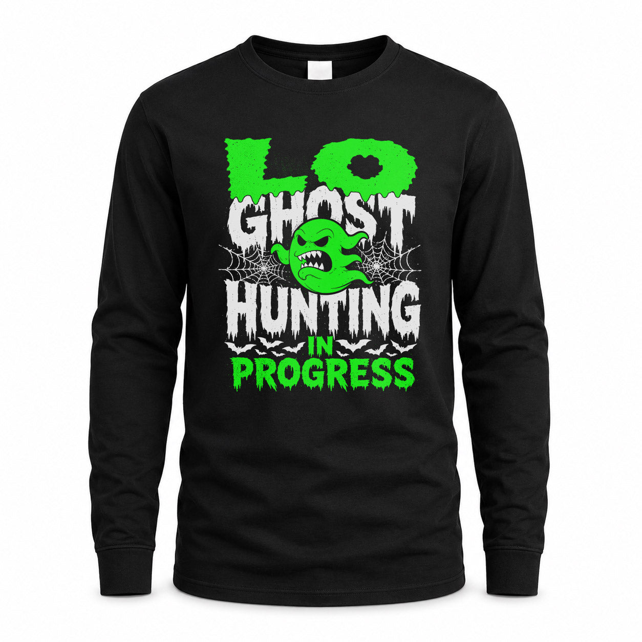 LO HW22-K06-109 - NAME Ghost Hunting In Progress Personalized Halloween Shirt