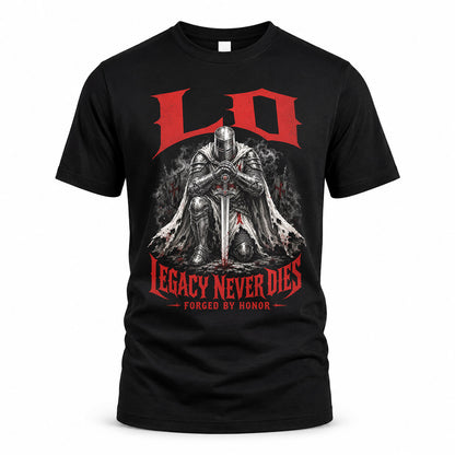 LO HS90-K04-109 - NAME Legacy Never Dies Forged By Honor Personalized Knight