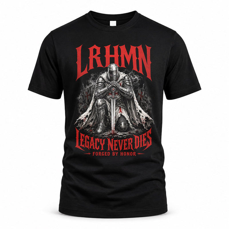 LRHMN HS90-K04-109 - NAME Legacy Never Dies Forged By Honor Personalized Knight