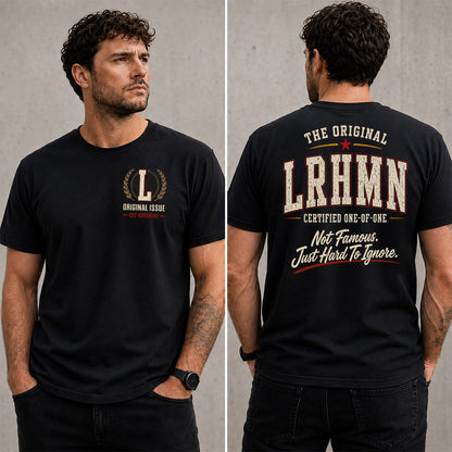 LRHMN W68-F2-168 – Personalized Original Issue Apparel “The Original NAME Certified One-of-One"