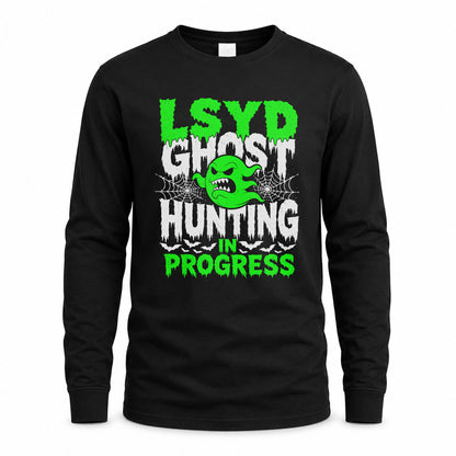 LSYD HW22-K06-109 - NAME Ghost Hunting In Progress Personalized Halloween Shirt