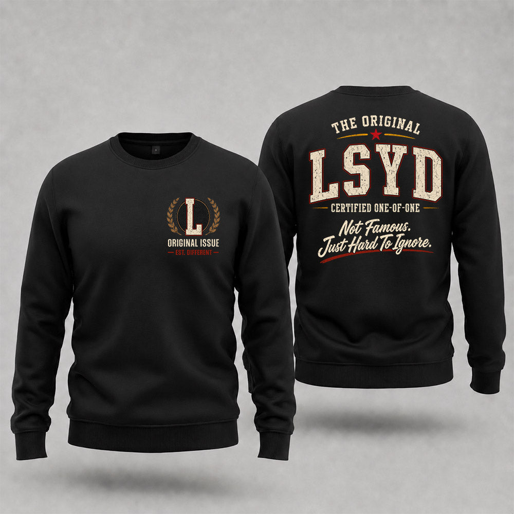 LSYD W68-F2-168 – Personalized Original Issue Apparel “The Original NAME Certified One-of-One"