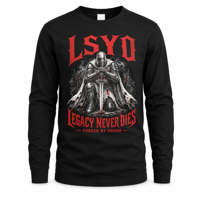 LSYD HS90-K04-109 - NAME Legacy Never Dies Forged By Honor Personalized Knight