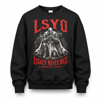 LSYD HS90-K04-109 - NAME Legacy Never Dies Forged By Honor Personalized Knight
