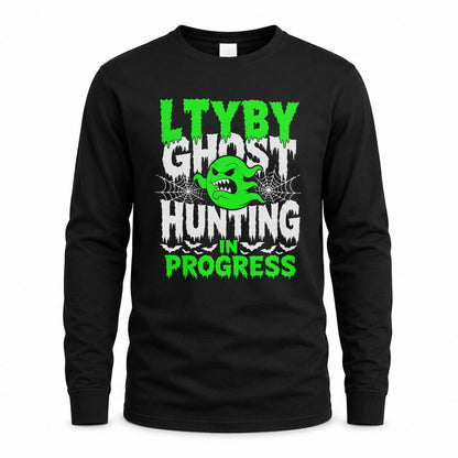 LTYBY HW22-K06-109 - NAME Ghost Hunting In Progress Personalized Halloween Shirt