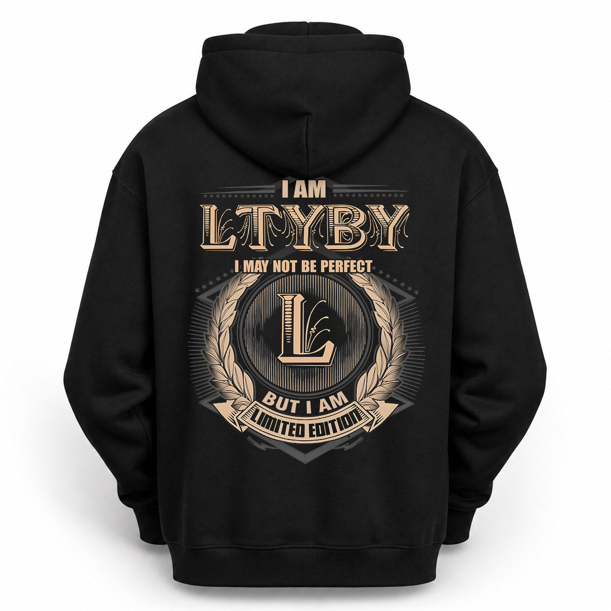 LTYBY PH55-T25-Personalized Name Quote Apparel “I Am NAME May Not Be Perfect But I Am Limited Edition”