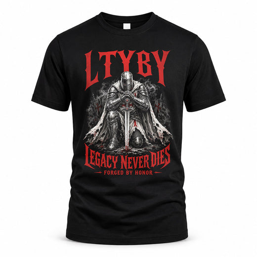 LTYBY HS90-K04-109 - NAME Legacy Never Dies Forged By Honor Personalized Knight