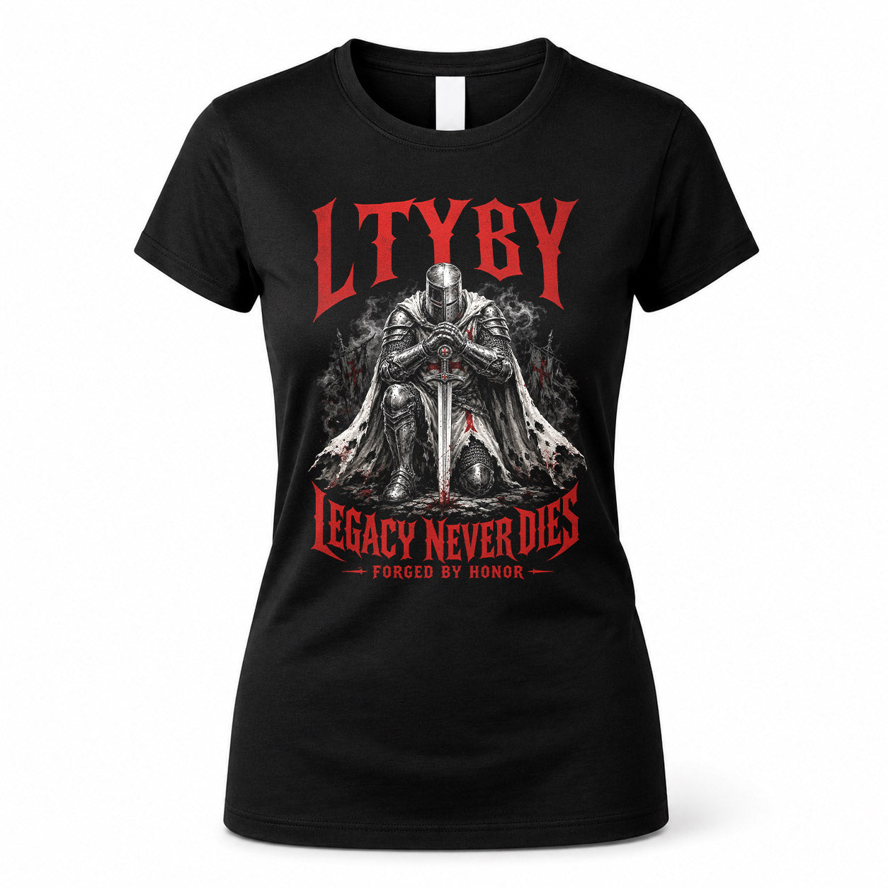 LTYBY HS90-K04-109 - NAME Legacy Never Dies Forged By Honor Personalized Knight