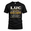 LUC TM90-K04-125 - NAME Legendary Know-It-All Personalized Funny Shirt