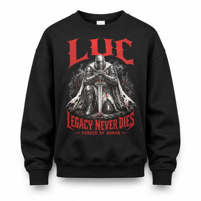 LUC HS90-K04-109 - NAME Legacy Never Dies Forged By Honor Personalized Knight