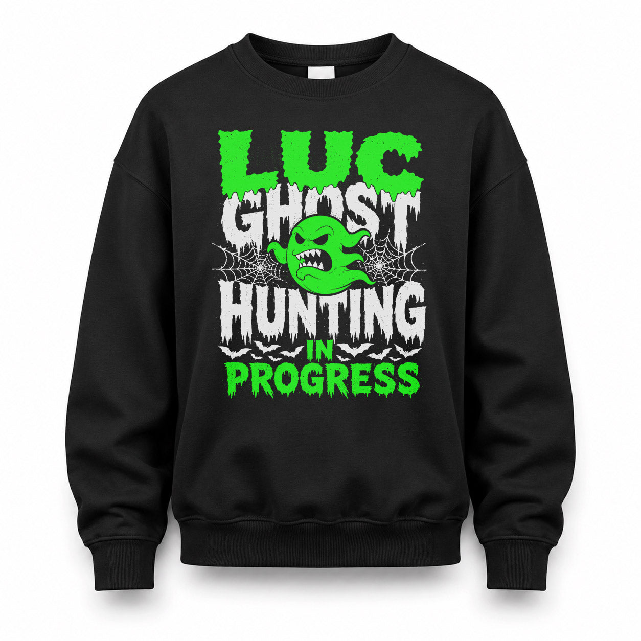 LUC HW22-K06-109 - NAME Ghost Hunting In Progress Personalized Halloween Shirt