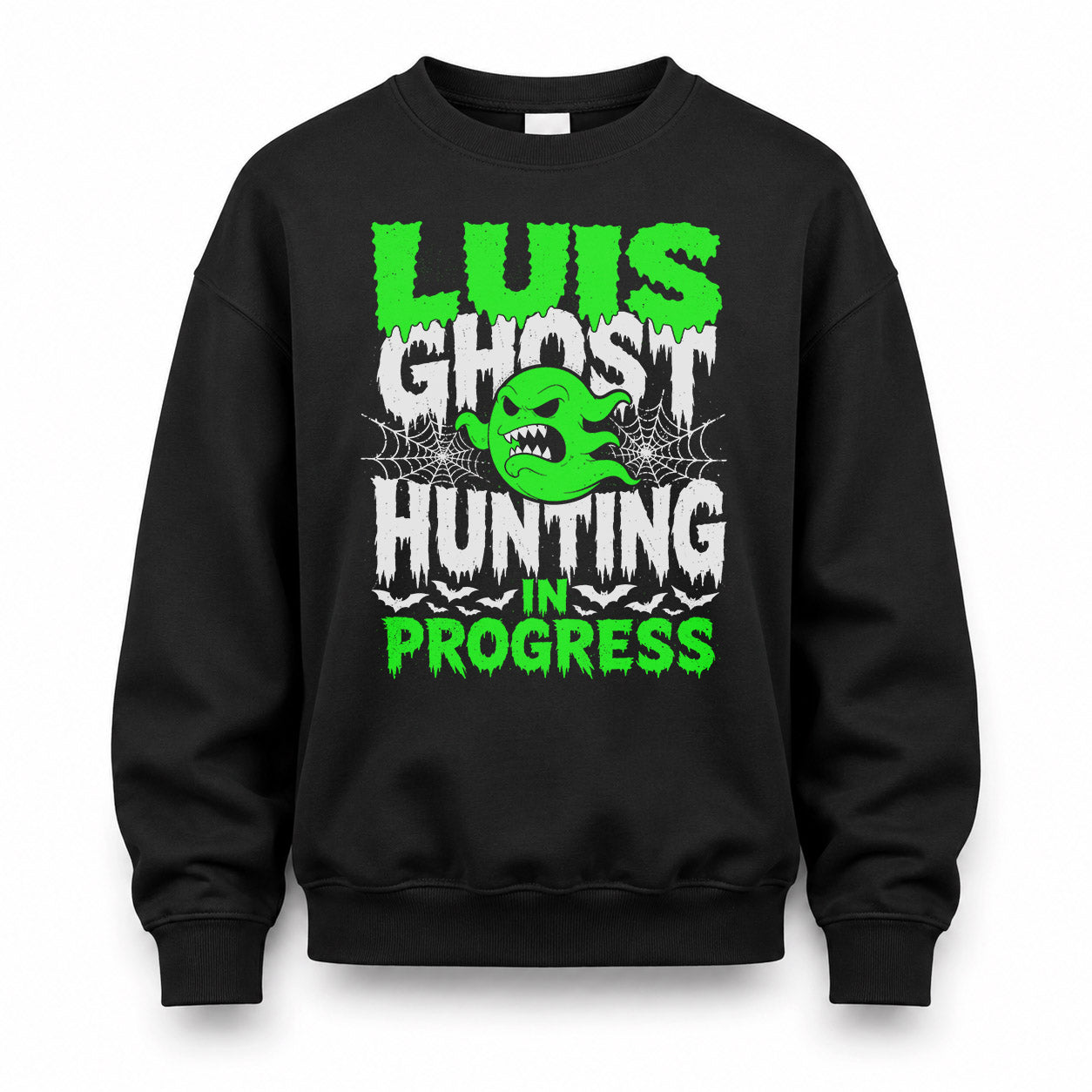 LUIS HW22-K06-109 - NAME Ghost Hunting In Progress Personalized Halloween Shirt