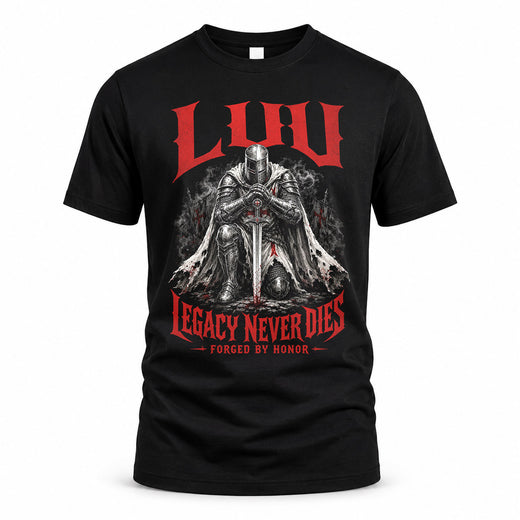 LUU HS90-K04-109 - NAME Legacy Never Dies Forged By Honor Personalized Knight