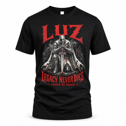 LUZ HS90-K04-109 - NAME Legacy Never Dies Forged By Honor Personalized Knight