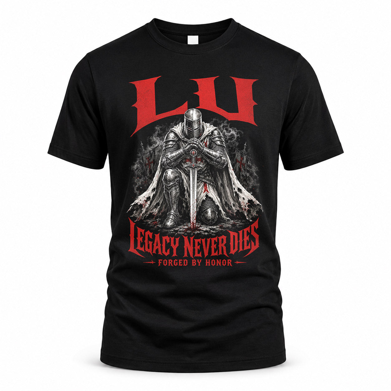 LU HS90-K04-109 - NAME Legacy Never Dies Forged By Honor Personalized Knight