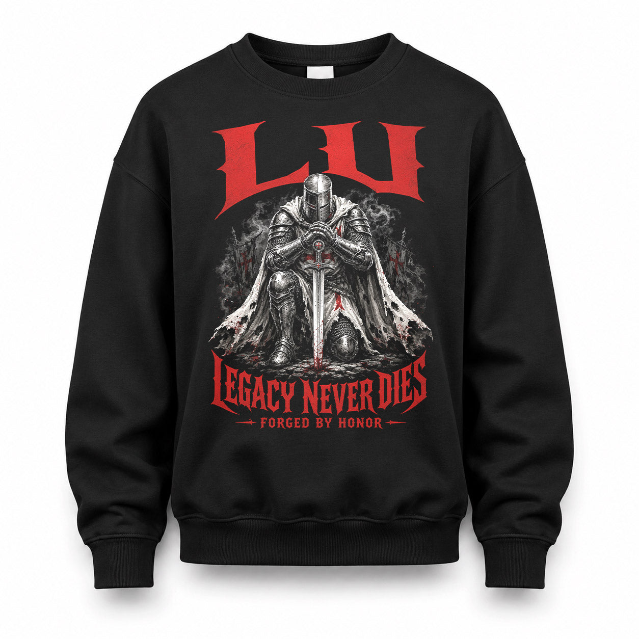LU HS90-K04-109 - NAME Legacy Never Dies Forged By Honor Personalized Knight