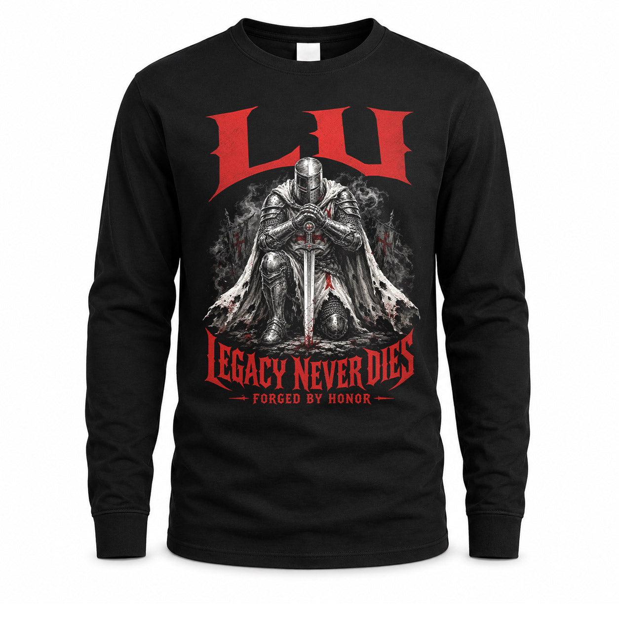 LU HS90-K04-109 - NAME Legacy Never Dies Forged By Honor Personalized Knight
