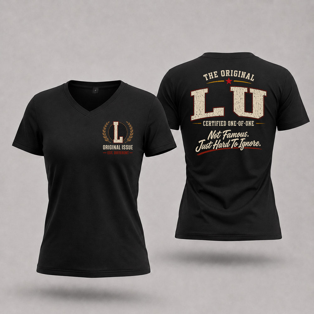 LU W68-F2-168 – Personalized Original Issue Apparel “The Original NAME Certified One-of-One"