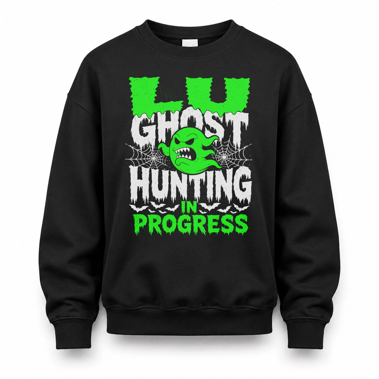 LU HW22-K06-109 - NAME Ghost Hunting In Progress Personalized Halloween Shirt