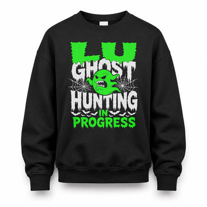LU HW22-K06-109 - NAME Ghost Hunting In Progress Personalized Halloween Shirt