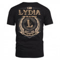 LYDIA PH55-T25-Personalized Name Quote Apparel “I Am NAME May Not Be Perfect But I Am Limited Edition”