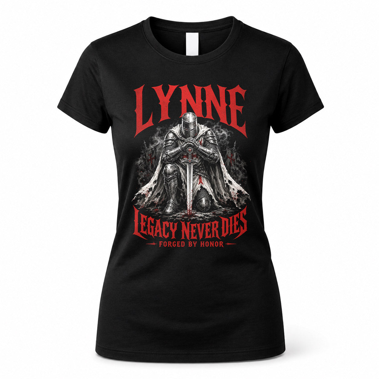 LYNNE HS90-K04-109 - NAME Legacy Never Dies Forged By Honor Personalized Knight