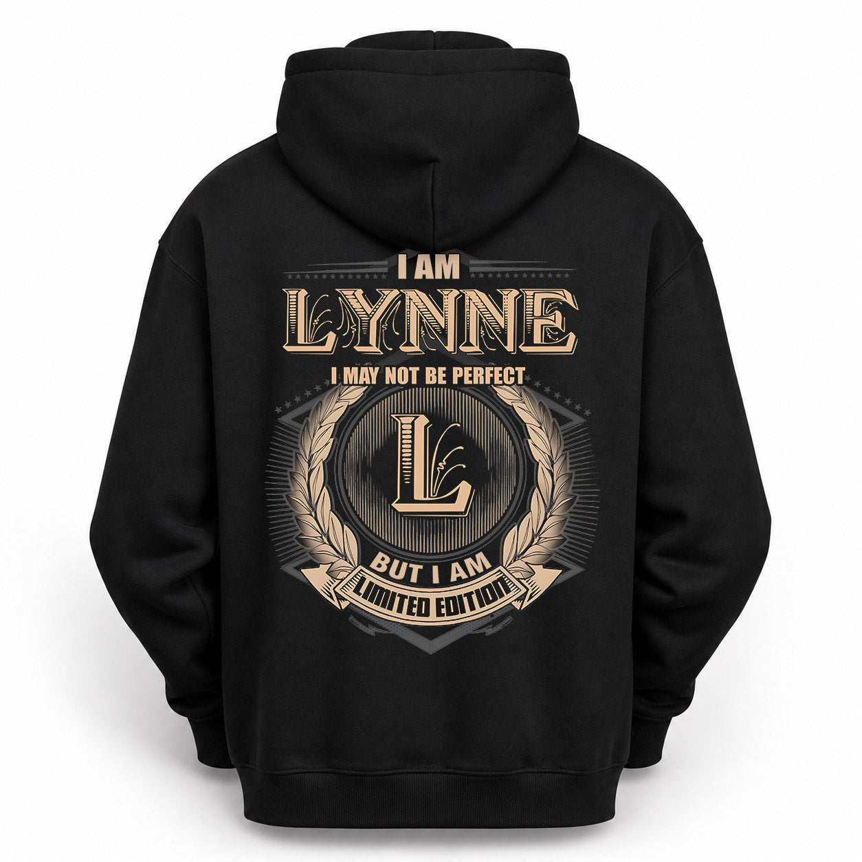 LYNNE PH55-T25-Personalized Name Quote Apparel “I Am NAME May Not Be Perfect But I Am Limited Edition”